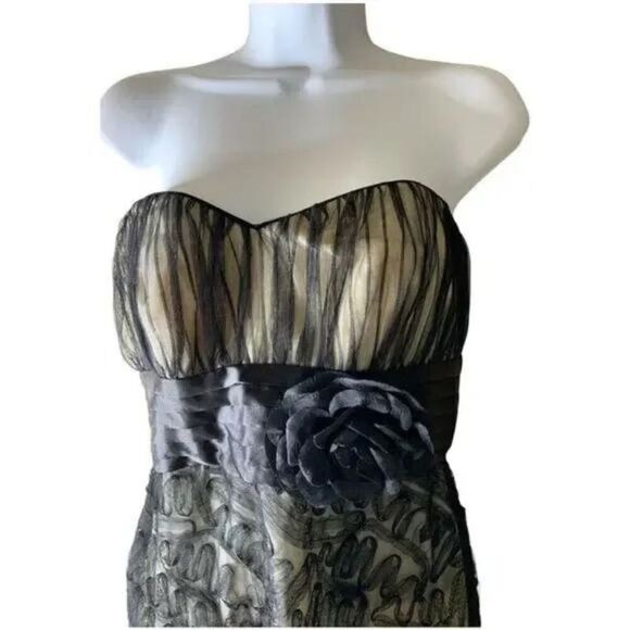 Roberta Dress Junior Teen Size 5 / 6 Sleeveless Bow Lined Cocktail Party Summer - Picture 7 of 11